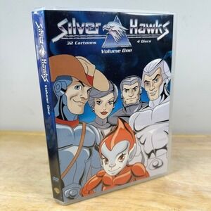 Silver Hawks Season 1 Volume 1 4-Disc DVD Episode 1-32 Earl Hammond Larry Kenney